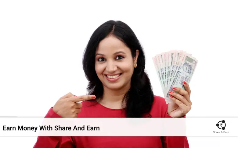 women with Smile face making benefits using share and earn app