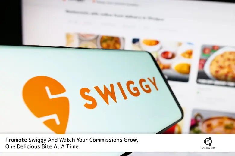 a mobile displays swiggy logo a screen