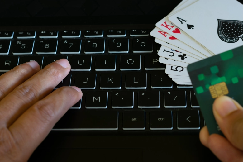 rummy card with keywords and atm card 