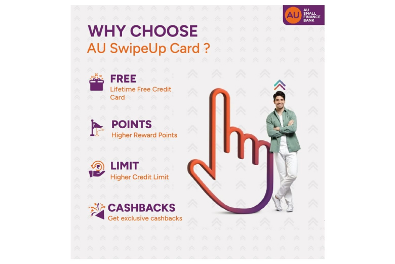 swipe up platform card with description