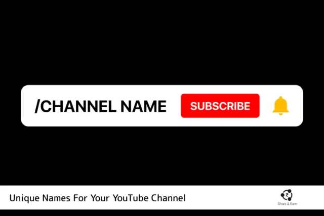 a image represents a unique names for channel ideas